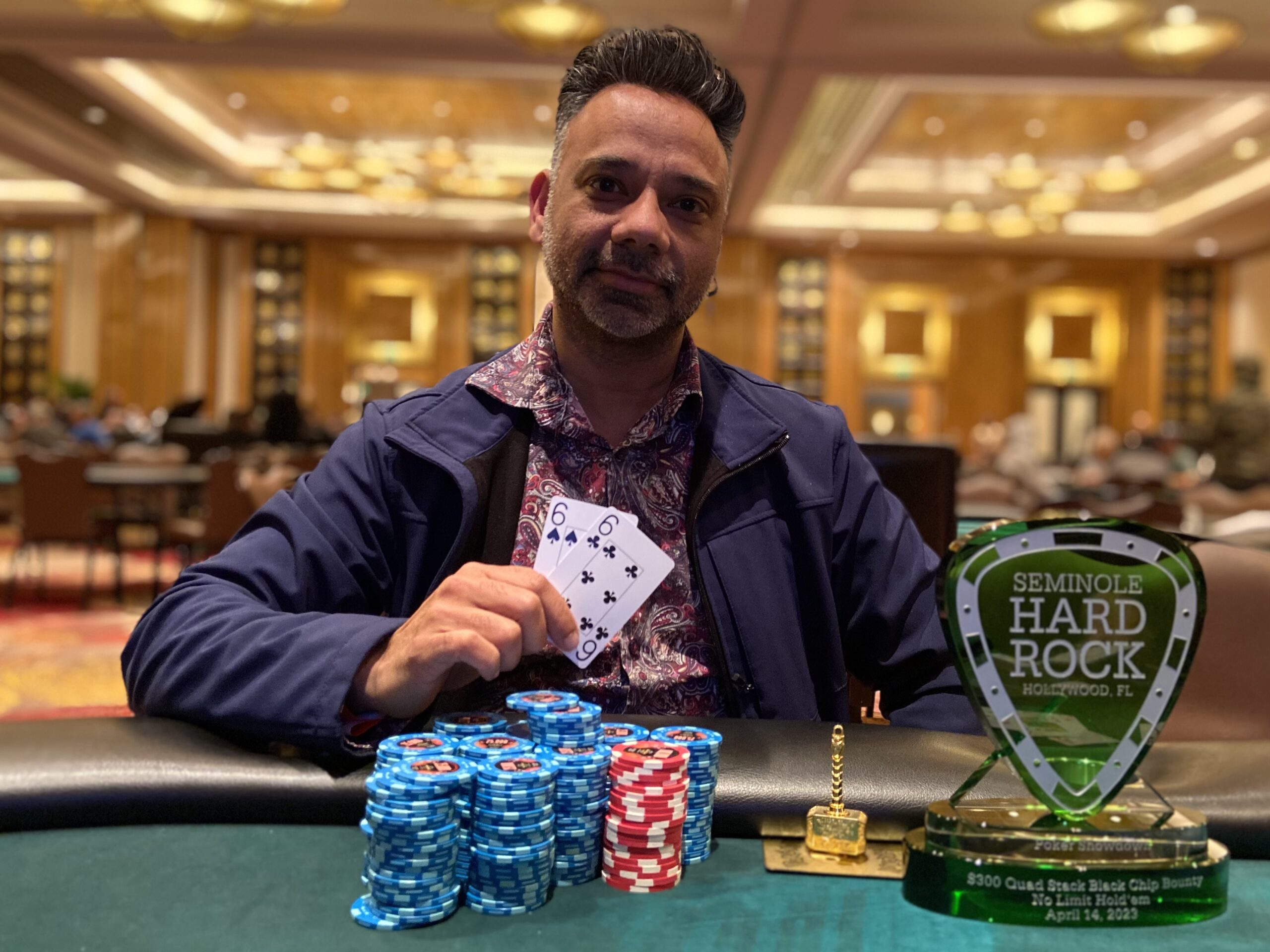 Jatinder Singh Wins Event 5 of the 2023 Seminole Hard Rock Poker Showdown  Outright for $6,300